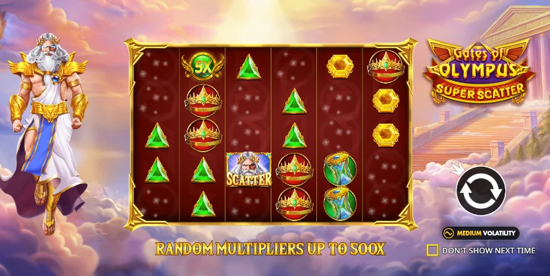 Gates Of Olympus Slot at Roobet Casino