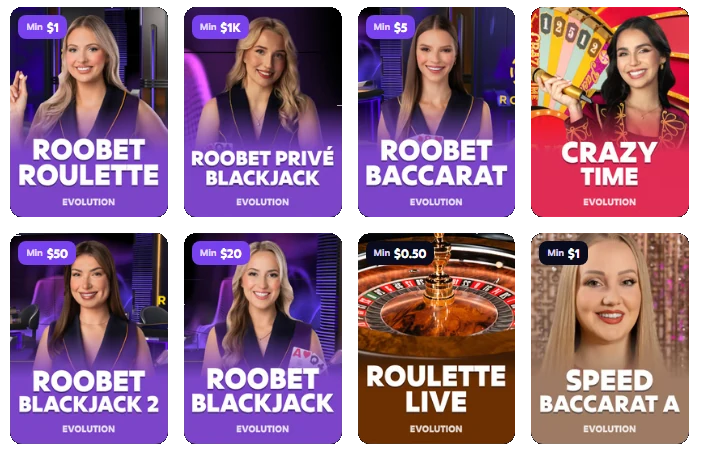 Roobet Live Casino