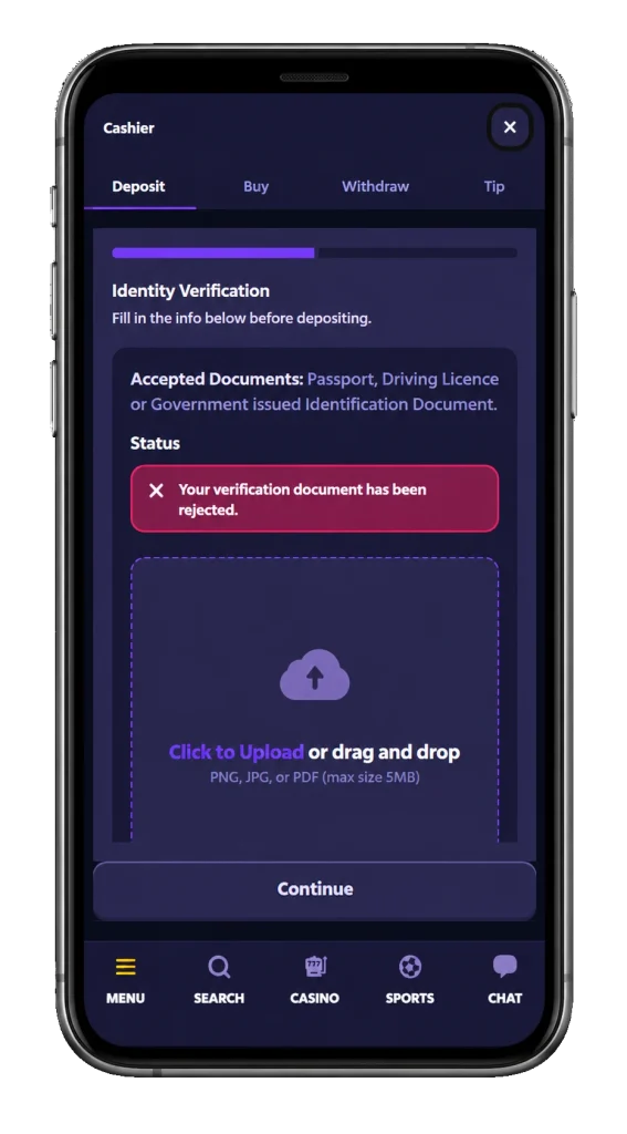 Roobet Verification Page