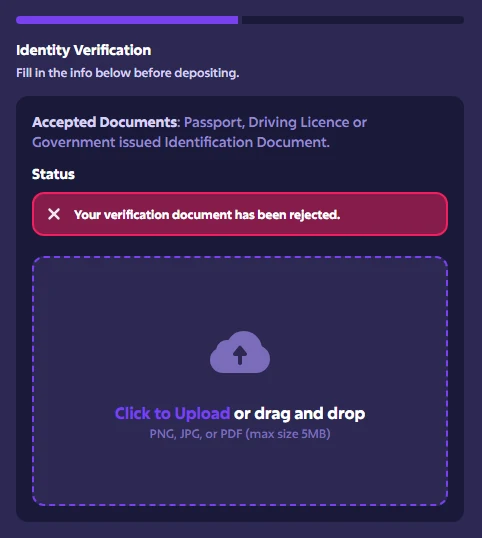 Roobet Verification Process